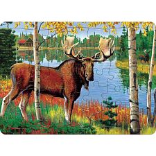 Moose - Tray Jigsaw Puzzle (Cobble Hill 625012589109) photo
