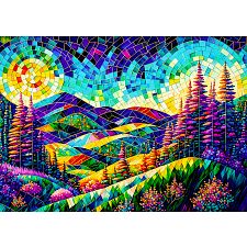 Over the Hills to Dreamland - 1000 Piece Jigsaw Puzzle (5949194023233) photo
