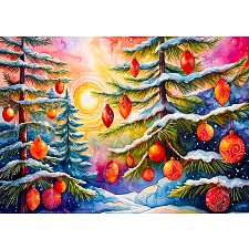 Christmas Sunrise - 1000 Piece Jigsaw Puzzle (5949194023028) photo