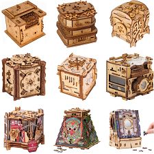 ClueBox: Escape Room in a Box - Set of 9 Puzzles (iDventure 779090740386) photo