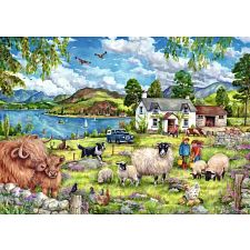 Country Farm - 1000 Piece Jigsaw Puzzle (Ravensburger 4005555019862) photo