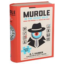 Murdle in the Hedge Maze - 500 Piece Mystery Jigsaw Puzzle (Chronicle Books 9781797235684) photo