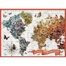 Butterfly Migration - 1000 Piece Jigsaw Puzzle (Galison 9780735340084) photo