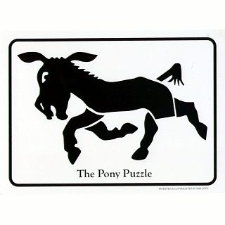 The Pony Puzzle - Postcard