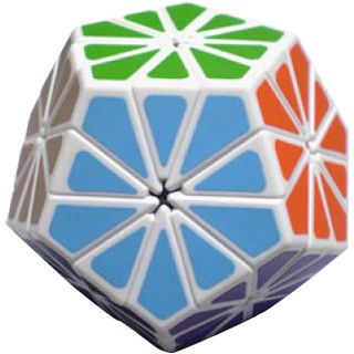New Improved 12 color Pyraminx Crystal - White body