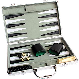 Backgammon Set - 15 inch with Aluminum Case