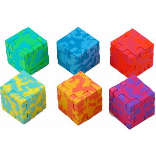 Color may vary Profi Cube Foam Puzzle Single Pack 
