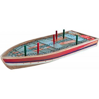Cribbage Board - Tin Boat