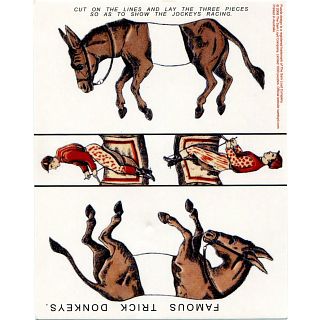 Famous Trick Donkeys - Trade Card