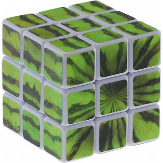 3x3x3 - Watermelon - White Body