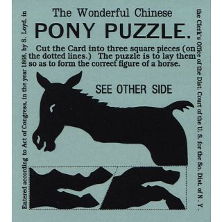 The Wonderful Chinese Pony Puzzle - Green - Limited Edition