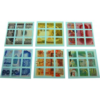 3x3x3 Money Note Stickers Set