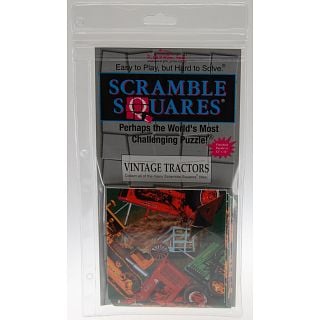B Dazzle Vintage Tractors Scramble Squares 9 Piece Puzzle 