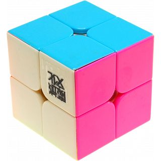 LingPo 2x2x2 Stickerless Body (with Pink) for Speed Cubing