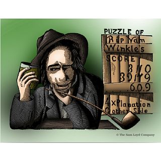 Puzzle of Rip Van Winkle's Score
