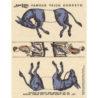 Famous Trick Donkeys - Color - Micro - Blue