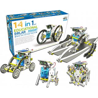 14-in-1 Educational Solar Robot Kit