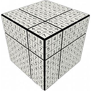 V-CUBE 3 Flat (3x3x3): V-udoku Cube