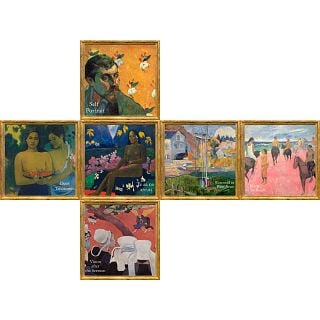 V-CUBE 3 Flat (3x3x3): Gauguin