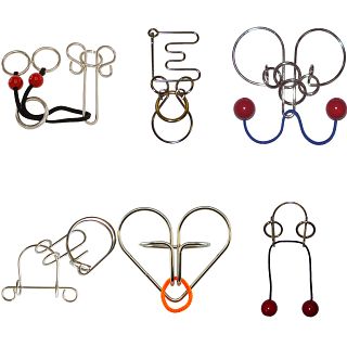 .Level 8 - a set of 6 wire puzzles