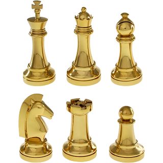 Gold Chess Puzzle Box Set