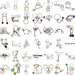 Group Special - a set of 42 wire puzzles