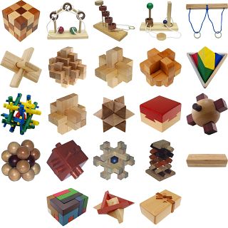 Group Special - a set of 23 wood puzzles