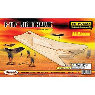 F-117 Nighthawk - 3D Wooden Puzzle