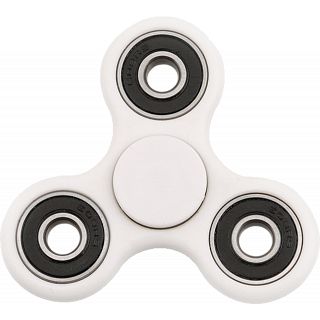Hand Tri Spinner Anti-Stress Fidget Toy - White