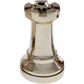 Silver Color Chess Piece - Rook