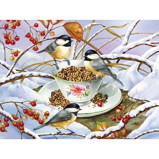 Chickadee Tea - Large Piece