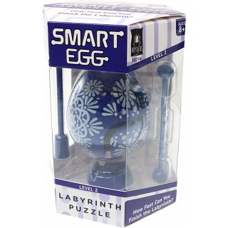 Smart Egg Labyrinth Puzzle - Easter Blue