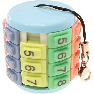 Eni Puzzle - Key Chain Numbers Pastel