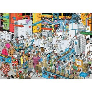 Jan van Haasteren Comic Puzzle - Candy Factory