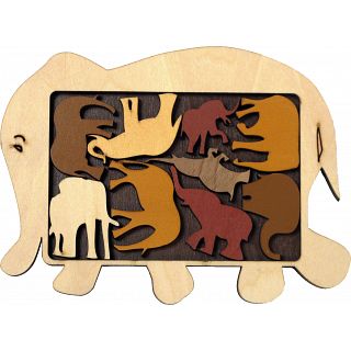 Constantin Animal Puzzles: Elephant Parade