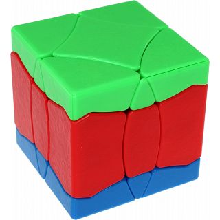 BaiNiaoChaoFeng Cube (Blue-Red-Green) - Stickerless
