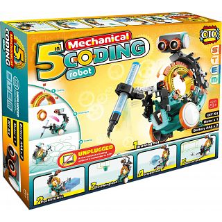 5-in-1 Mechanical Coding Robot