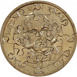 17 Piece Small Dollar - Coin Jigsaw Puzzle