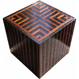 Silver City Luxe Kit - Wooden DIY Puzzle Box (Black/Brown)