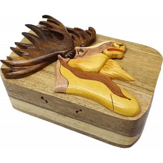 Moose Head - 3D Puzzle Box