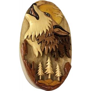 Wolf Howling - 3D Puzzle Box