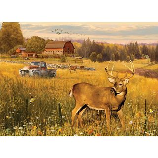 Deer Field - Large Piece