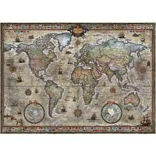 Map Art: Retro World