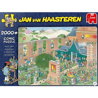Jan van Haasteren Comic Puzzle - The Art Market