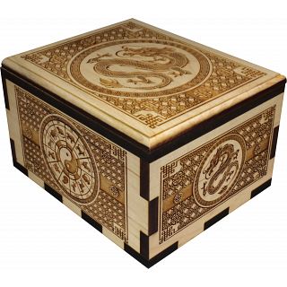 Hurricane Puzzle Box - Dragon