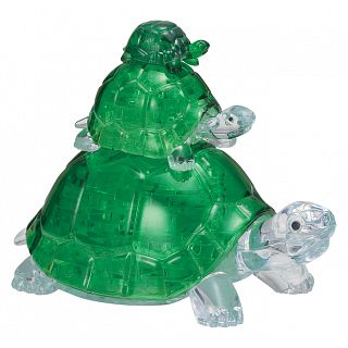 3D Crystal Puzzle - Turtles