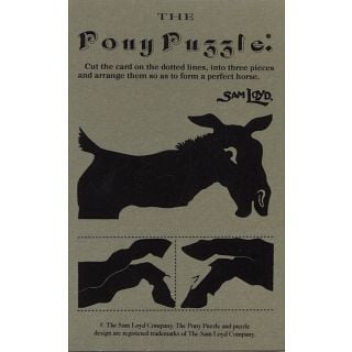 The Pony Puzzle: Small Card