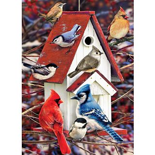 Winter Birdhouse - Large Piece