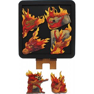 Guitar demons - Wooden Packing Puzzle