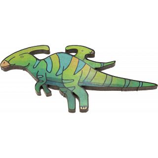 Herbivore Dinosaurs - Wooden Packing Puzzle